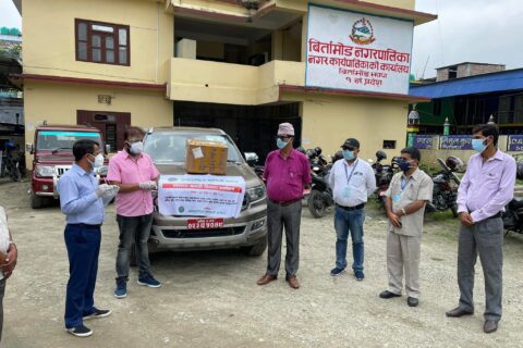 दोश्रो चरण: कोभिड-२०१९, पिपिई लगायतका सामान हस्तान्तरण अभियान